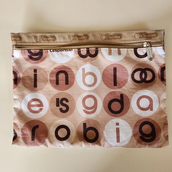 LeSportsac Pouch with Bloomingdale's Logo, Early 2000's, rare! - Picture 5 of 6